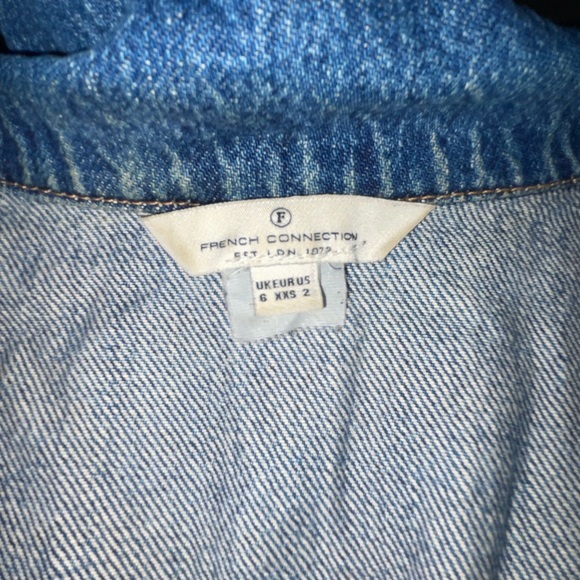 French Connection Jean Jacket XXS - Picture 9 of 9